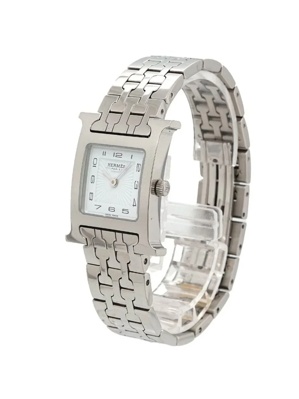 Hermes H Watch White Quartz